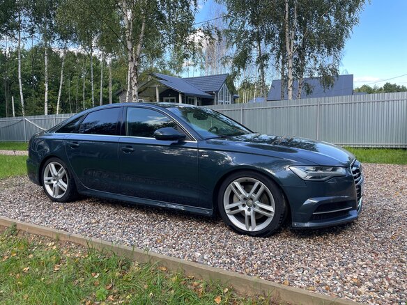 2015 Audi A6 IV (C7) Рестайлинг, серый, 2650000 рублей - вид 10