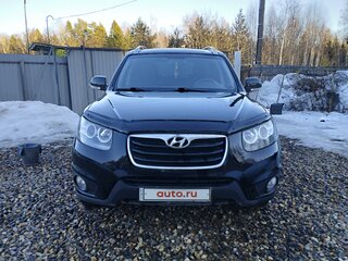 2010 Hyundai Santa Fe II, чёрный, 1450000 рублей, вид 2