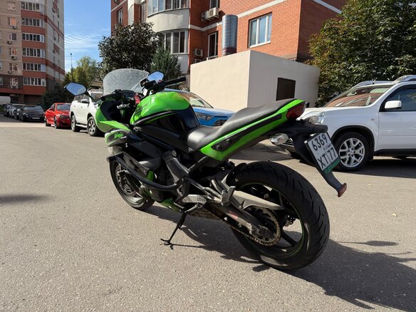 2013 Kawasaki ER-4F (Ninja 400R), зелёный, 450000 рублей - вид 7