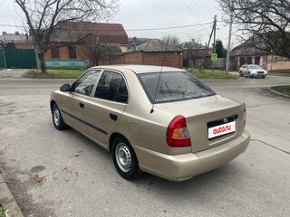 2006 Hyundai Accent ТагАЗ II, бежевый, 335000 рублей, вид 4