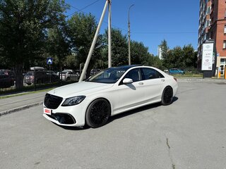 2019 Mercedes-Benz S-Класс 560 Long VI (W222, C217) Рестайлинг, белый, 8050000 рублей, вид 2