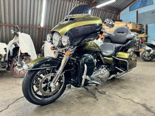 2018 Harley-Davidson Electra Glide, зелёный, 1690000 рублей, вид 2