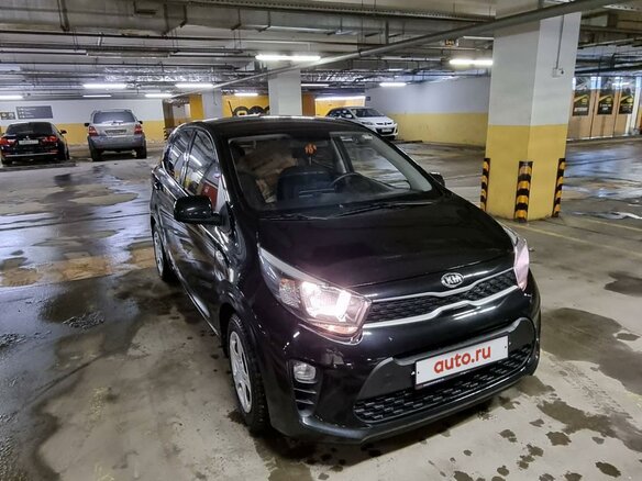 2017 Kia Picanto III, чёрный, 1200000 рублей - вид 2
