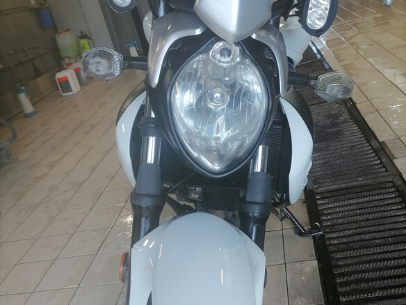 2009 Suzuki SFV 650 Gladius, синий, 400000 рублей - вид 8