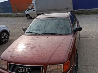 1992 Audi 100 IV (C4), красный, 300000 рублей, вид 2