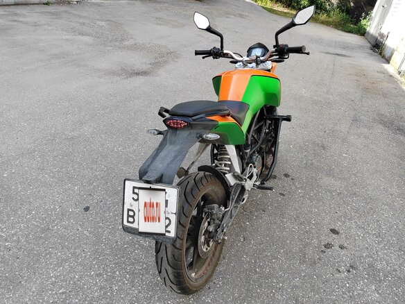 2013 KTM 200 Duke, оранжевый, 210000 рублей - вид 3