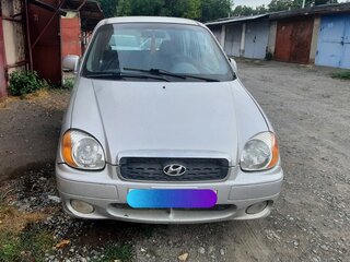 2002 Hyundai Atos, серебристый, 230000 рублей, вид 2