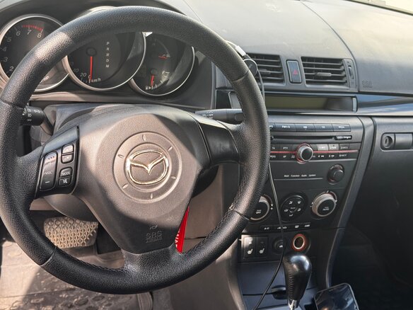 2006 Mazda 3 I (BK) Рестайлинг, синий, 430000 рублей - вид 9