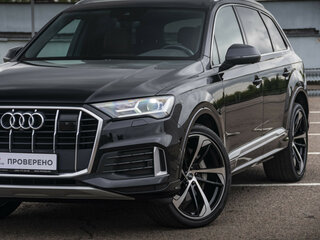 2020 Audi Q7 45 TFSI II (4M) Рестайлинг, чёрный, 5360000 рублей, вид 2