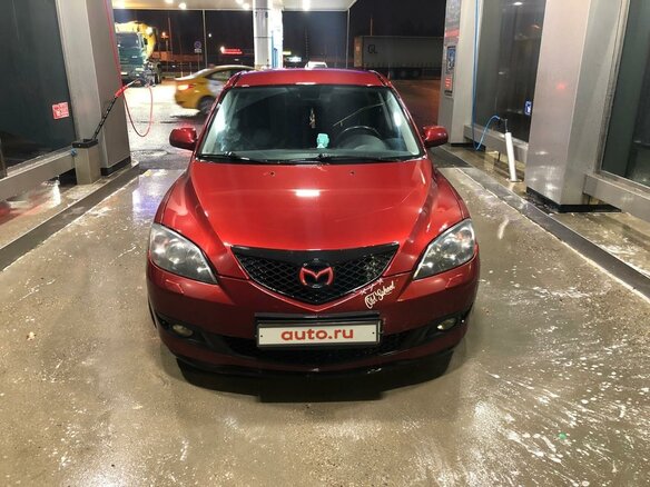 2008 Mazda 3 I (BK) Рестайлинг, красный - вид 1