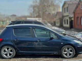 2007 Peugeot 307 I Рестайлинг, синий, 450000 рублей, вид 4
