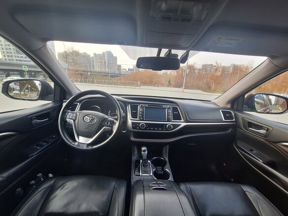 2015 Toyota Highlander III (XU50), чёрный, 3900000 рублей - вид 8