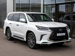 2019 Lexus LX 570 III Рестайлинг 2, белый, 9150000 рублей, вид 3