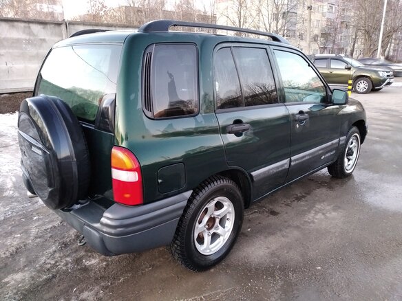 2002 Chevrolet Tracker II, зелёный - вид 1