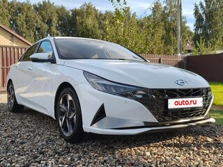 2022 Hyundai Elantra VII (CN7), белый, 2100000 рублей, вид 4