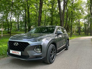 2018 Hyundai Santa Fe IV, серый, 3000000 рублей, вид 4