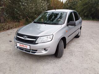 2013 Lada (ВАЗ) Granta I, серебристый, 550000 рублей, вид 1