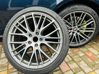 2021 Porsche Panamera 4 E-Hybrid II Рестайлинг, синий, 7500000 рублей, вид 2