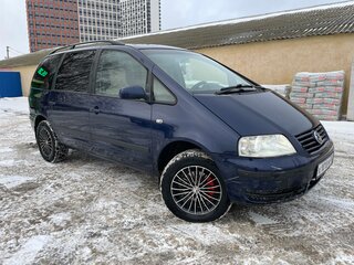 2001 Volkswagen Sharan I Рестайлинг, синий, 450000 рублей, вид 3