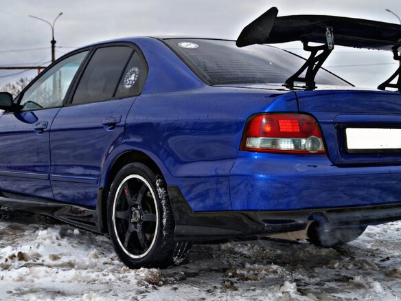 2002 Mitsubishi Galant VR-4 VIII Рестайлинг, синий, 800000 рублей - вид 14