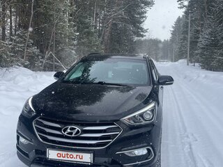 2017 Hyundai Santa Fe III Рестайлинг, чёрный, 2750000 рублей, вид 2