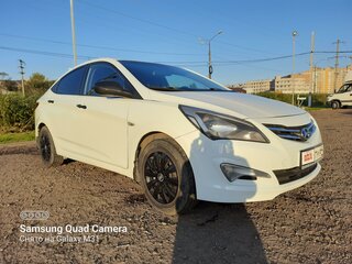 2016 Hyundai Solaris I Рестайлинг, белый, 785000 рублей, вид 5