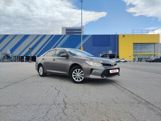 2016 Toyota Camry VII (XV50) Рестайлинг, серый, 1670000 рублей, вид 4