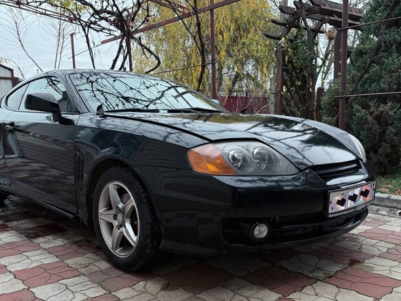 2004 Hyundai Tiburon II (GK), чёрный, 670000 рублей - вид 1