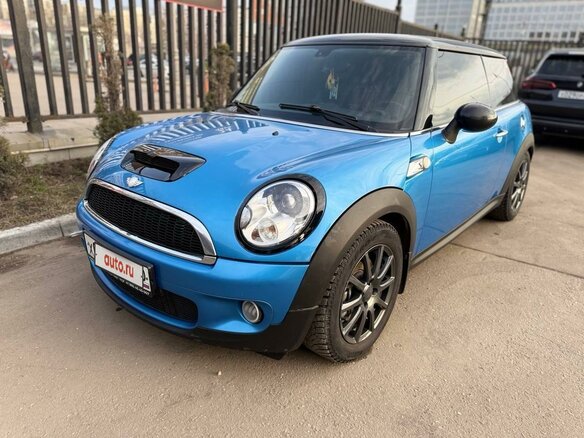 2007 Mini Hatch Cooper S II (R56), синий, 1200000 рублей