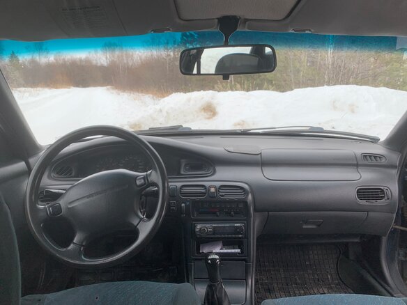 1997 Mazda 626 IV (GE), синий, 250000 рублей - вид 10