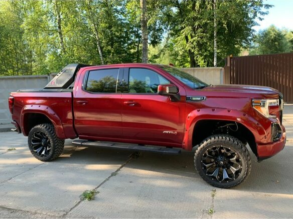 2020 GMC Sierra Double Cab IV, пурпурный, 7600000 рублей