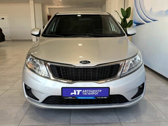 2012 Kia Rio III, серебристый, 949000 рублей - вид 1