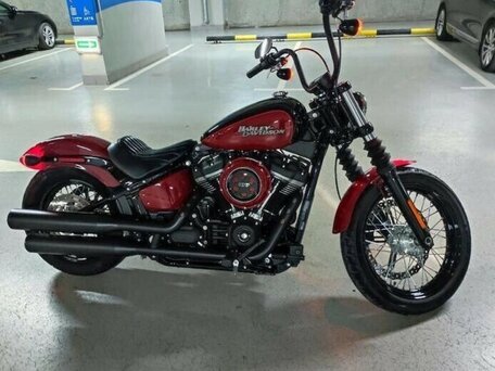 2019 Harley-Davidson Street Bob, пурпурный, 1100000 рублей, вид 2