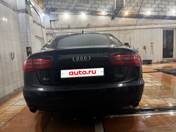 2012 Audi A6 IV (C7), чёрный, 3100000 рублей - вид 3