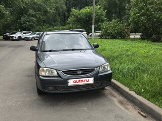 2008 Hyundai Accent ТагАЗ II, серый, 380000 рублей, вид 1