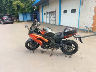 2014 Kawasaki ER-6F (Ninja 650R), оранжевый, 650000 рублей, вид 2