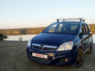 2008 Opel Zafira B Рестайлинг, синий, 580000 рублей, вид 4