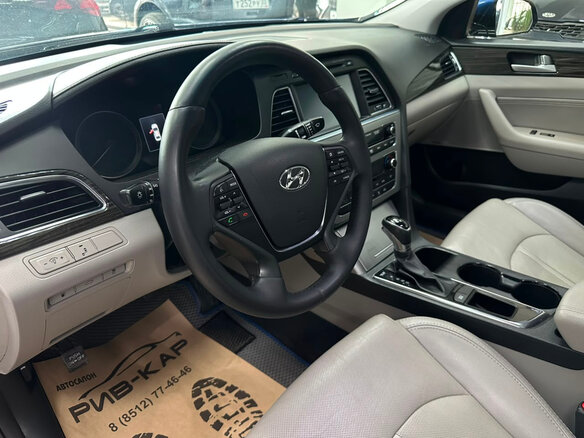 2015 Hyundai Sonata VII (LF), синий - вид 12
