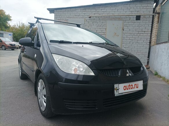 2008 Mitsubishi Colt CZ3 VI (Z20/Z30), чёрный, 350000 рублей - вид 1