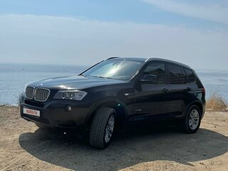 2011 BMW X3 28i xDrive II (F25), чёрный, 1350000 рублей, вид 4