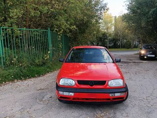 1994 Volkswagen Golf III, красный, 210000 рублей, вид 2