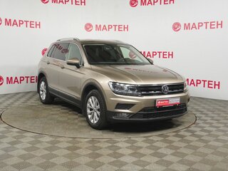 2018 Volkswagen Tiguan II, бежевый, 2649000 рублей, вид 3