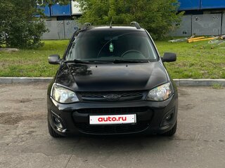 2014 Lada (ВАЗ) Kalina II, чёрный, 365000 рублей, вид 2