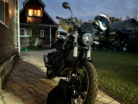 2024 Benelli Leoncino 500 Trail, чёрный, 600000 рублей, вид 1