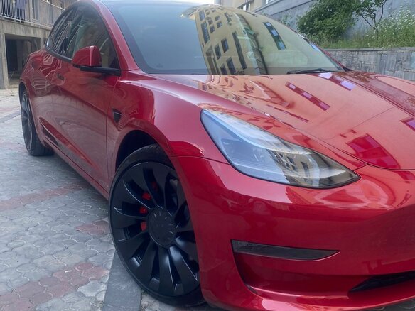 2023 Tesla Model 3 Performance I, красный, 2500000 рублей - вид 6