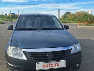 2013 Renault Logan I Рестайлинг, синий, 470000 рублей, вид 2