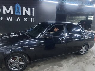 2014 Lada (ВАЗ) Priora I Рестайлинг, чёрный, 595000 рублей, вид 5