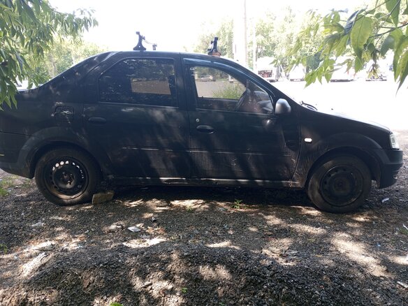 2011 Renault Logan I Рестайлинг, чёрный, 170000 рублей - вид 4
