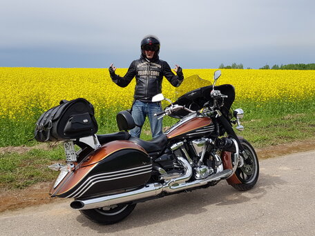 2007 Yamaha XV 1900, коричневый, 1100000 рублей, вид 4