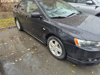 2008 Mitsubishi Lancer X, чёрный, 590000 рублей, вид 3
